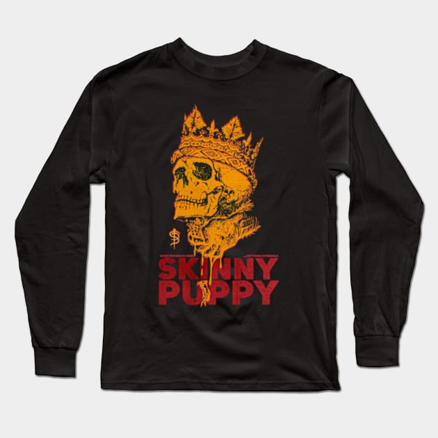 Skinny Puppy - Original Fan Art Tribute Design Long Sleeve T-Shirt by Cartooned Factory